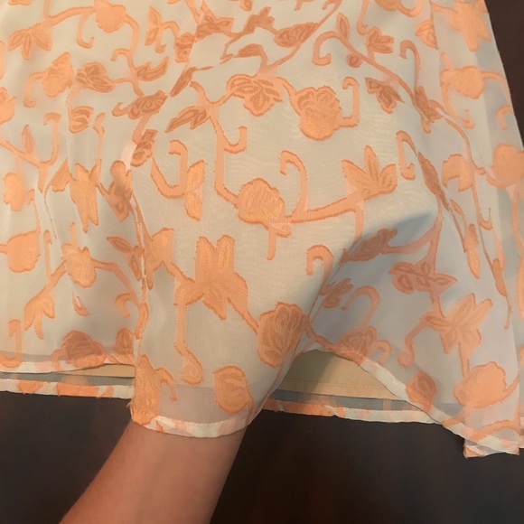 NWT Orange flower dress size S - Picture 5 of 6